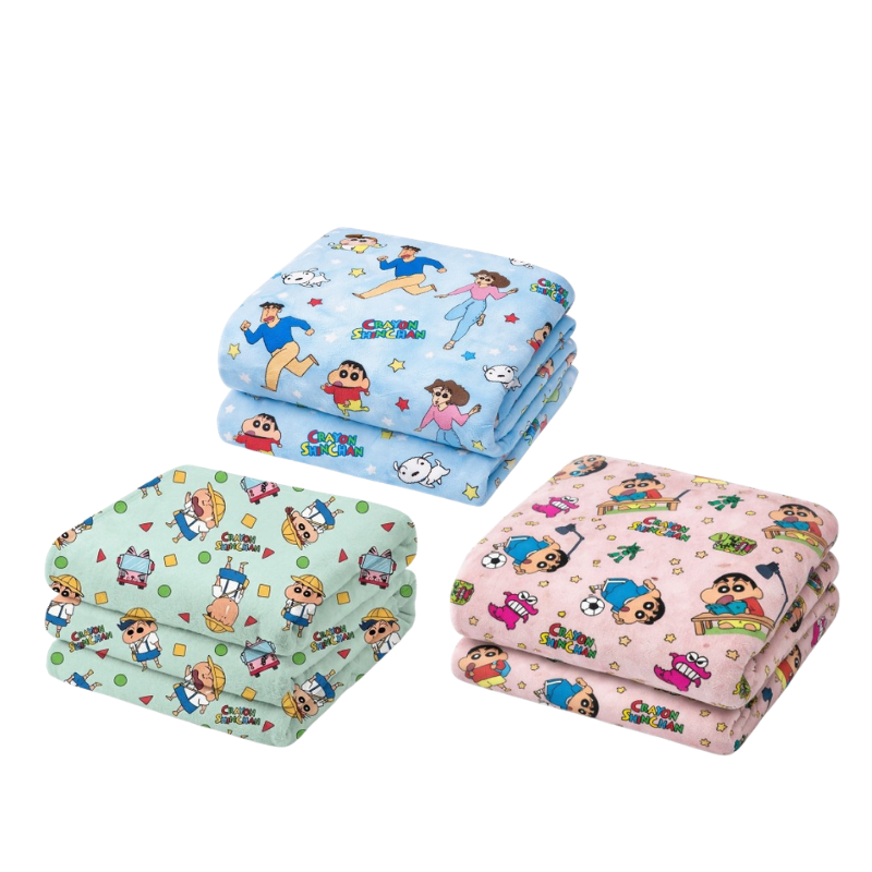 [Gift] ผ้าห่มชินจัง ต้อนรับเปิดเทอม คละลาย (สินค้าสมนาคุณงดจำหน่าย)