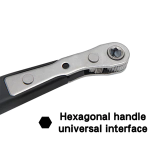 One ชุด 2-In-1 Dual Way Ratchet ประแจ, Multifunctional Drill Chuck Ratchet ไขควงสีดําสําหรับ Fastening Tasks
