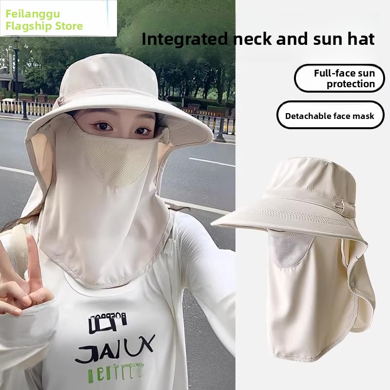 ที่ถอดออกได้หมวกดวงอาทิตย์หน้าปกคอโล่ ขึ้น ป้องกันรังสียูวีระบายอากาศตกปลากลางแจ้งเดินป่า กระบังหน้า กว้างปีกฤดูร้อนร่มเงา