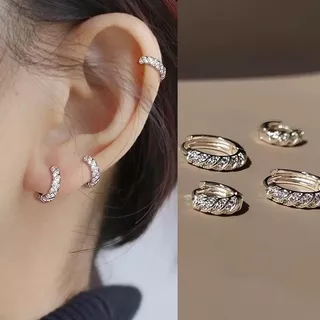 ต่างหู Sleepers Hypoallergenic Hoop Studs สําหรับ Sensitive Ears ผู้หญิง