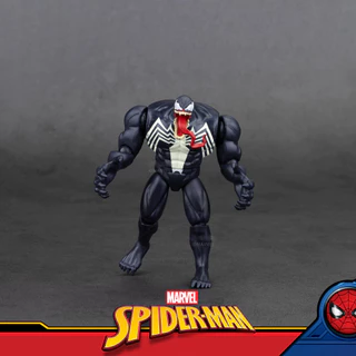 Marvel Superhero Figurines 4 นิ้วสะสมรุ่น Spider Man Venom Action Figure เป็นมิตรกับสิ่งแวดล้อม ABS PVC ของเล่นตกแต่งห้องของขวัญ