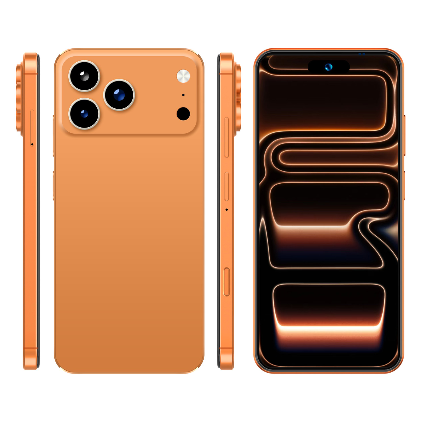 สมาร์ทโฟน Play A17 Pro Max 6.8 ซิมคู่ กล้อง คีย์ 4+128GB