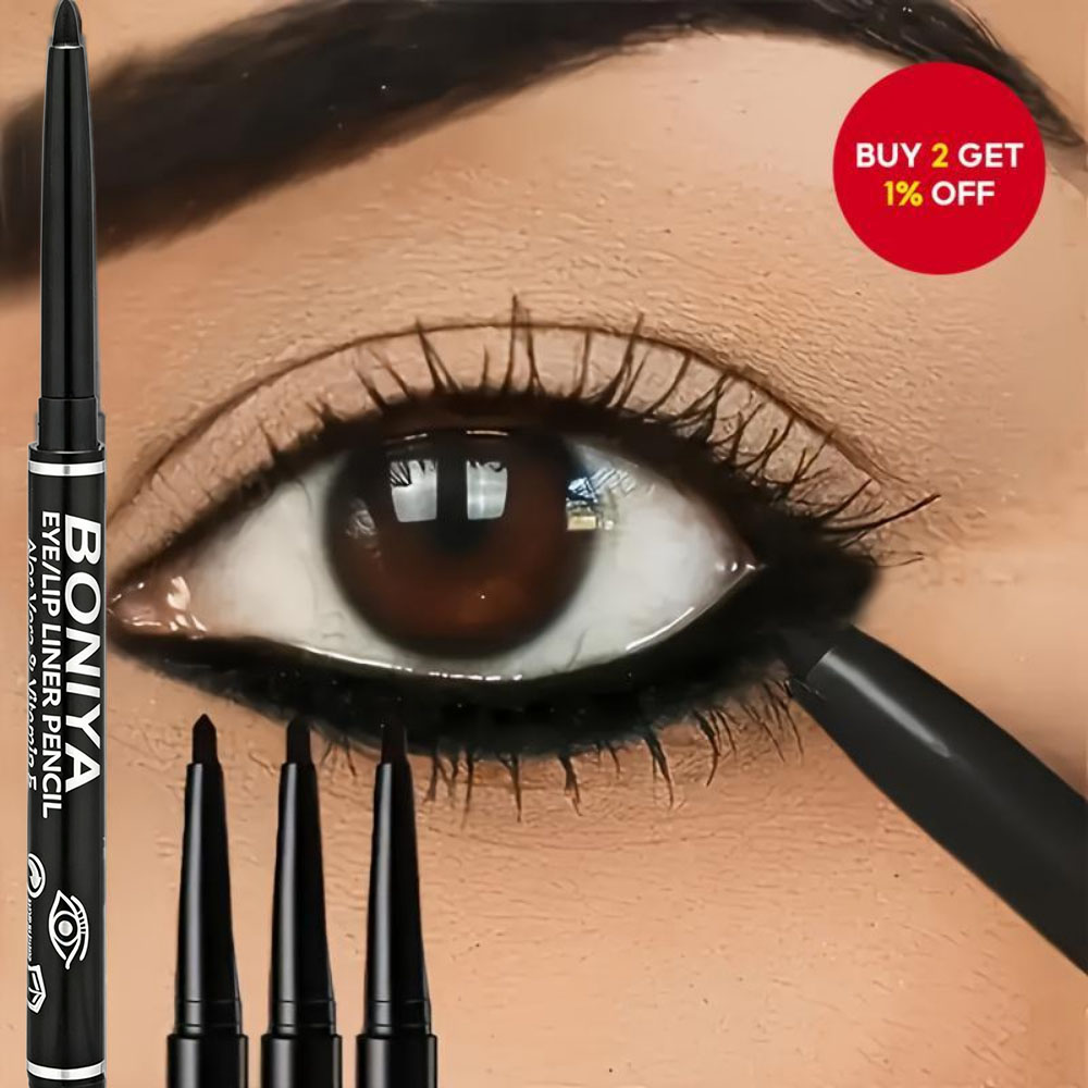 อายไลเนอร์สีดํากันน้ํารอยเปื้อนสูตรร่อนกันเหงื่อติดทนนานเครื่องสําอางแต่งตางานรื่นเริงเม็ดสี 1 ชิ้น**