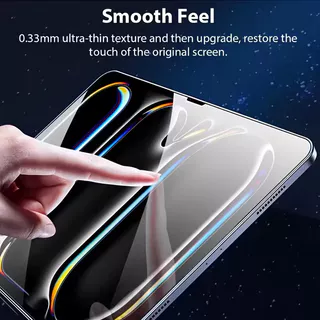 ฟิล์มกระจกนิรภัยกันรอยหน้าจอสําหรับ iPad ฟิล์มป้องกันความคมชัดสูง ปกปิดทั้งหน้าจอ กันฝุ่น สําหรับ iPad ขนาด 10.2 / 11 / 13 นิ้ว