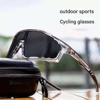 Photochromic Night แว่นตาขับรถ Uv400 แว่นตากีฬากันฝุ่นสําหรับขี่จักรยานวิ่ง F1