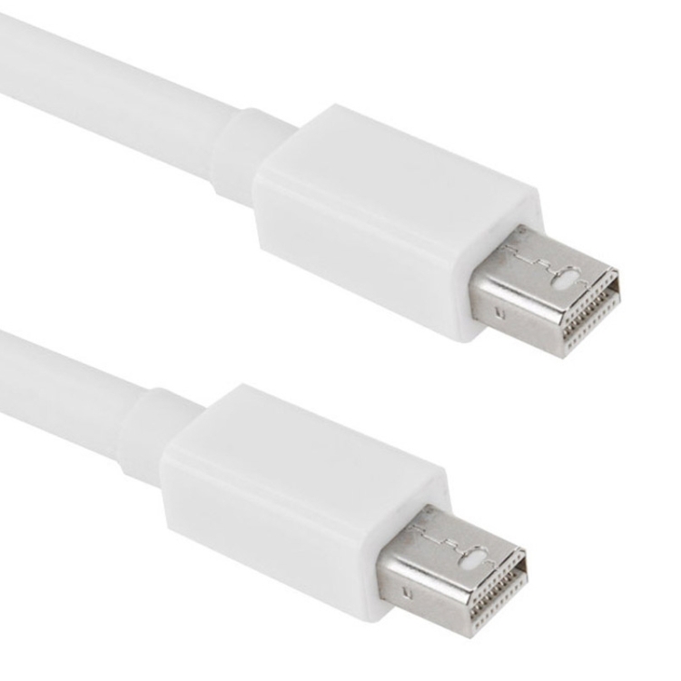 สาย Mini DP DisplayPort สําหรับ Apple iMac MacBook Pro ความยาว: 1.7 ม. (สีขาว)