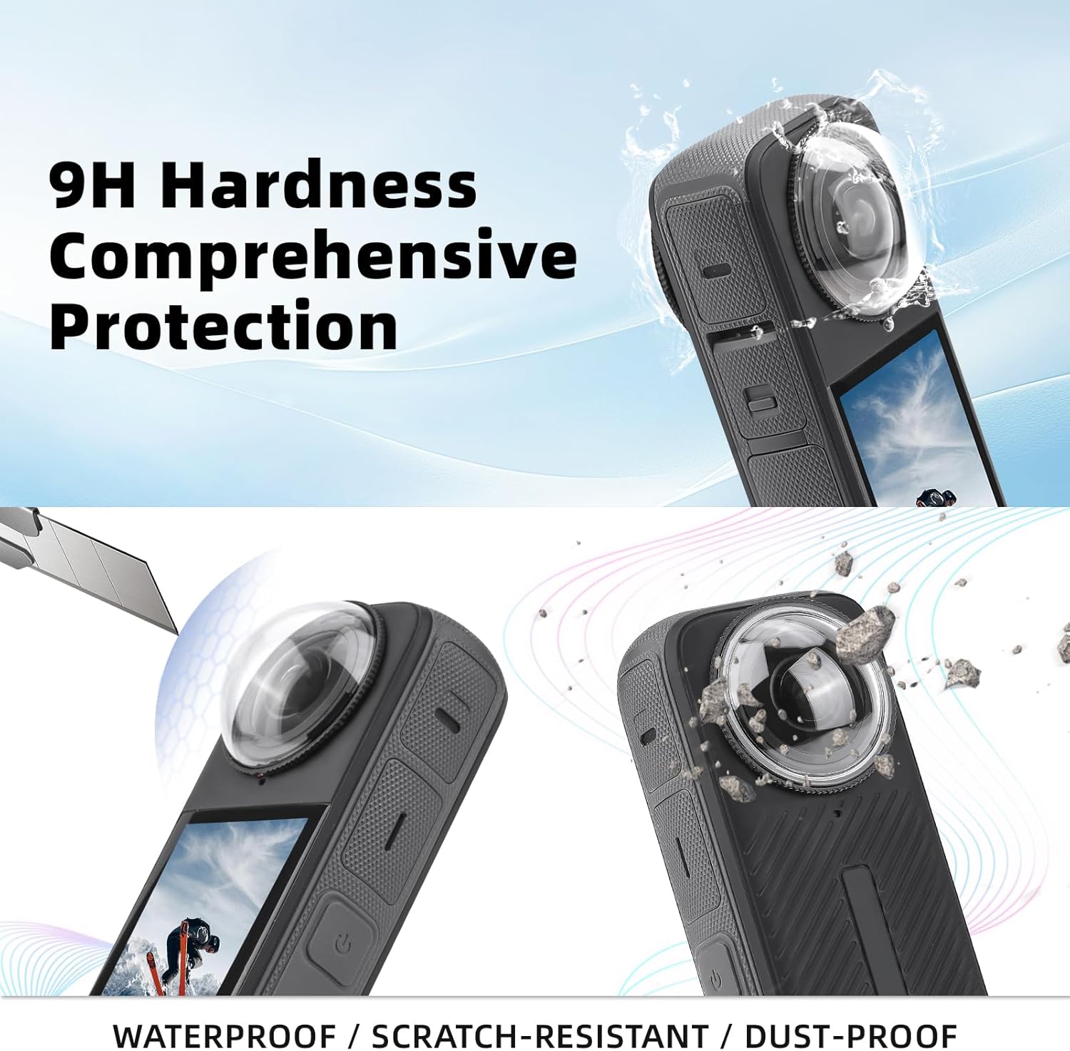 ฝาครอบเลนส์กล้อง AD08 สําหรับ Insta 360 X4 Insta 360 X4 Air สําหรับ 360 X4 X4 Air