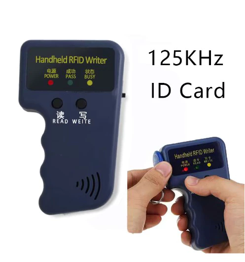 Repetitive มือถือ 125KHz EM4100 5200 RFID Writer Card RFID เครื่องถ่ายเอกสาร RFID Duplicator Programmer