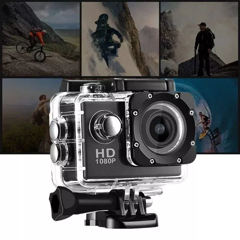 กล้องแอคชั่นแคมเมรากันน้ำ Full HD 1080P จอ 2.0 พร้อมชุดอุปกรณ์เสริม thumbnail 3