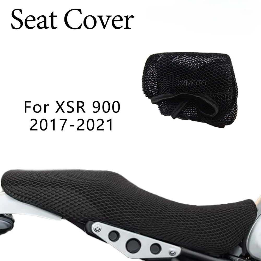 3D ตาข่ายเบาะรองนั่งรถจักรยานยนต์สุทธิฉนวนกันความร้อนสําหรับ Yamaha XSR900 SP
