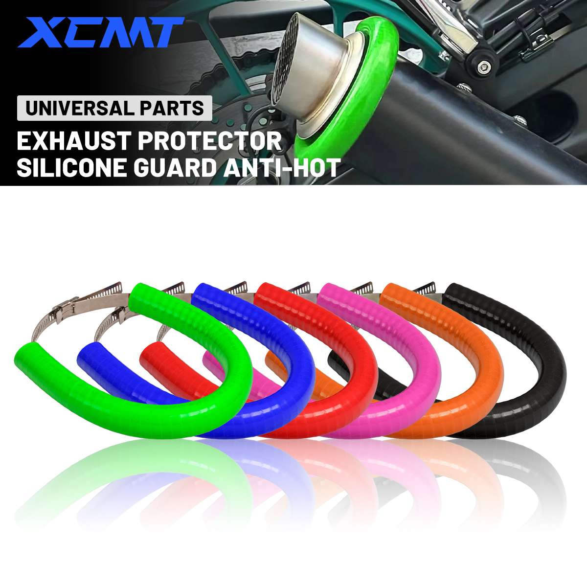 ท่อไอเสียป้องกันท่อความร้อน Universal สําหรับ KTM EXC SXF 250-530