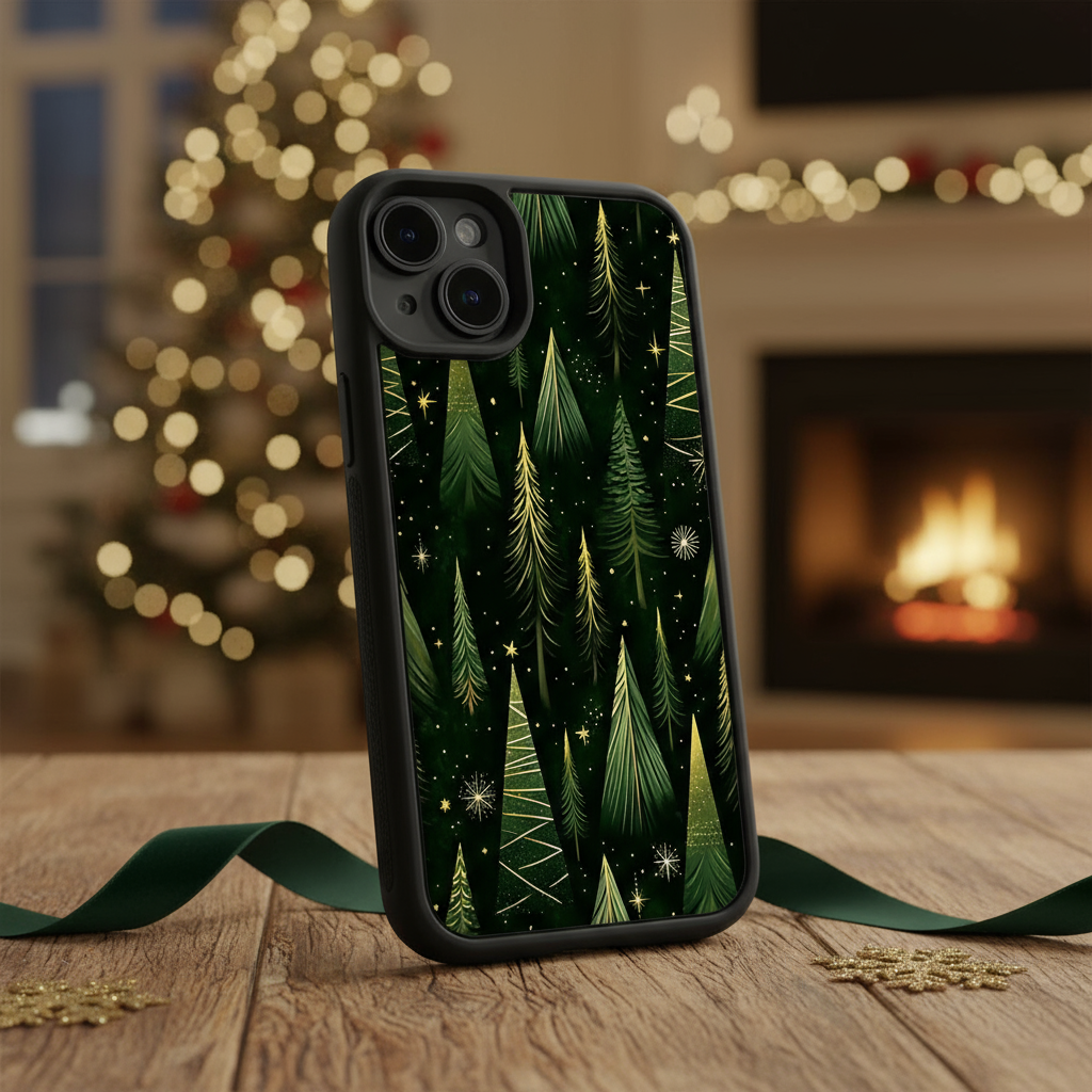 JURSUE G10420Q -J ดีไซน์คริสต์มาส เคสกันกระแทกสําหรับ iPhone 17 16 15 14 13 12 11 Pro Max SE 2020 X 