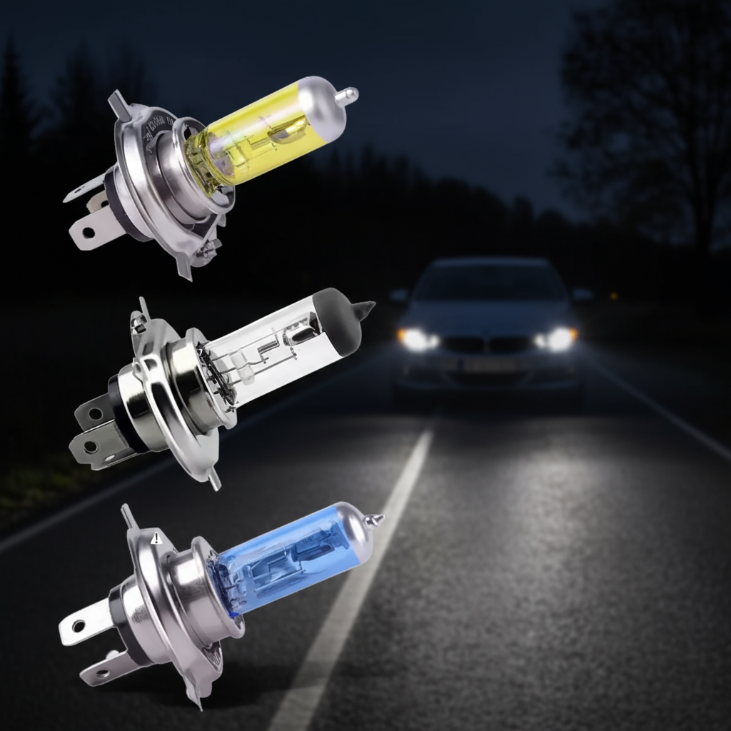 หลอดไฟฮาโลเจน 12V 35W 3 ขา HS1 สําหรับเปลี่ยนไฟหน้ามอเตอร์ไซค์ Yamaha Grand Filano Spark 115i R15 Ex