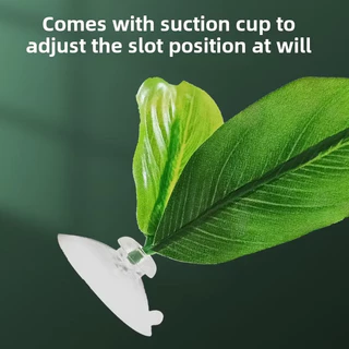 Betta Fish Leaf Hammock Lotus Rest Bed Aquarium Decor Sleep Egg Laying พืชจําลอง