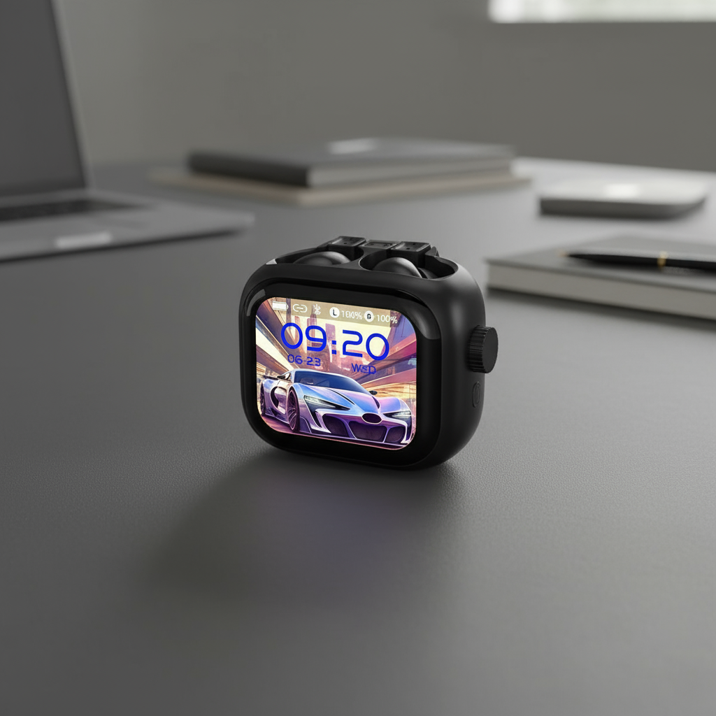 HTC NE40 หูฟังบลูทูธแปลภาษา AI 6.0 หน้าจอ LED อัจฉริยะ เสียง HiFi ตัดเสียงรบกวน กันน้ํา