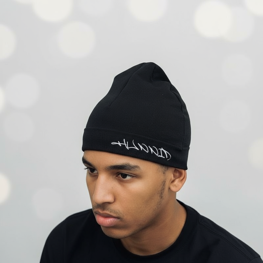 หมวกกะโหลกศีรษะ HUNNID สีเลือกได้ สีดําและเทา