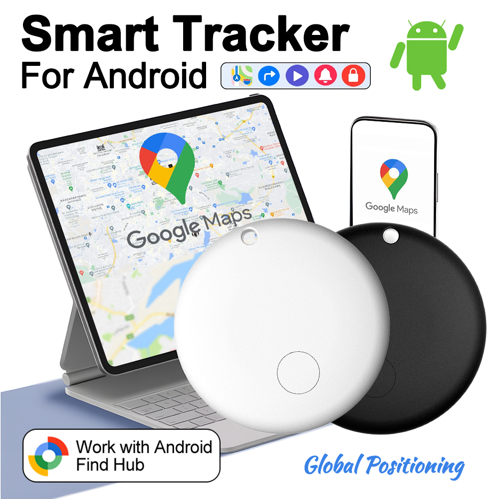 GPS Tracker สําหรับ Android Google Find Hub อุปกรณ์ตัวระบุตําแหน่งบลูทูธกระเป๋าสตางค์ที่สําคัญ Finder