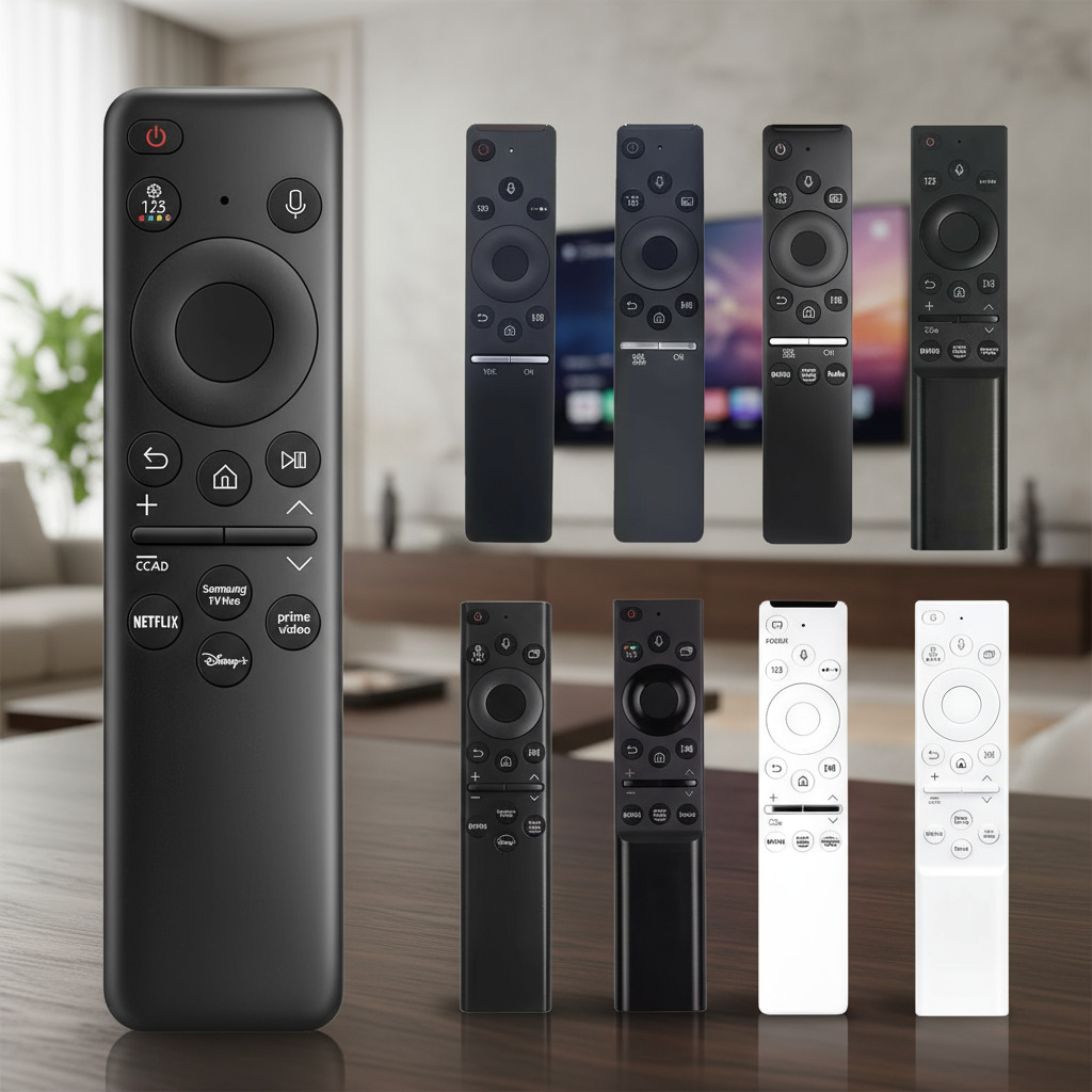 รีโมทคอนโทรล BN59-01432A ที่ใช้งานร่วมกับ Samsung OLED Neo QLED Crystal UHD Frame Solar CU8000 DU800