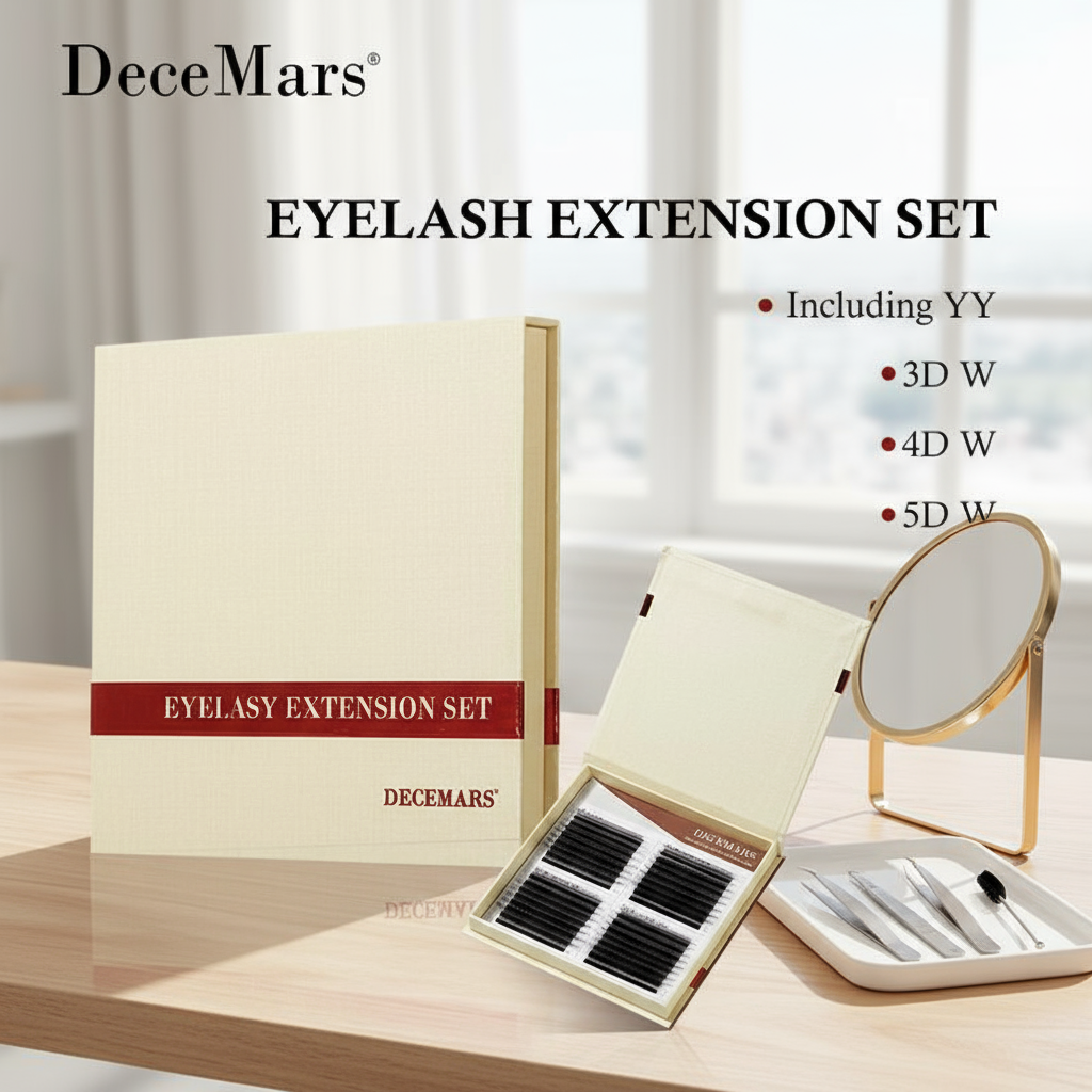 ชุดต่อขนตา DeceMars (รวม YY, 3D W, 4D W, 5D W, 8-14 ผสม)