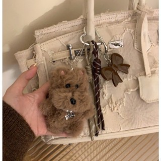 กระเป๋าถือพวงกุญแจตุ๊กตาน่ารัก West Highland 3D - พร้อมการตก…