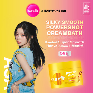 Sunsilk Powershot Creambath Silky Smooth 180G Rambut Halus Lembut Instan [TIDAK DAPAT PHOTOCARD]