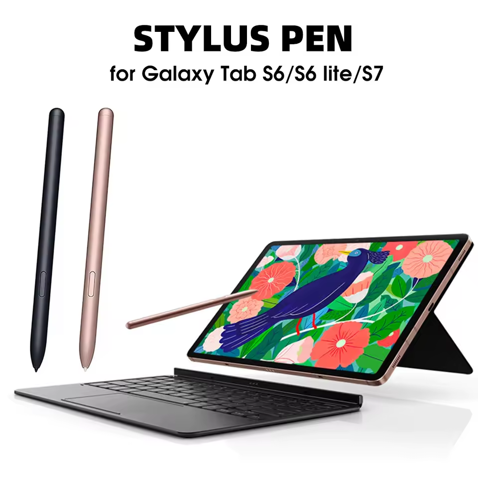 สําหรับ Samsung S Pen สําหรับแท็บเล็ต Samsung Galaxy S8 S7 FE S6 Lite S7+ S8+ S9 S9FE ปากกาสัมผัสสไตลัส ไม่มีบลูทูธ