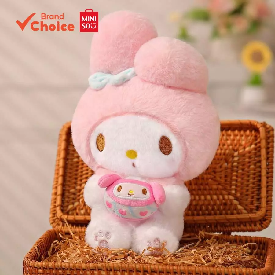 MINISO มาย เมโลดี้ แซนวิชคุกกี้ ซีรีส์ - ตุ๊กตาผ้านั่งน่ารัก เหมาะเป็นของขวัญสําหรับเด็กผู้หญิง ขนาด 30 ซม.