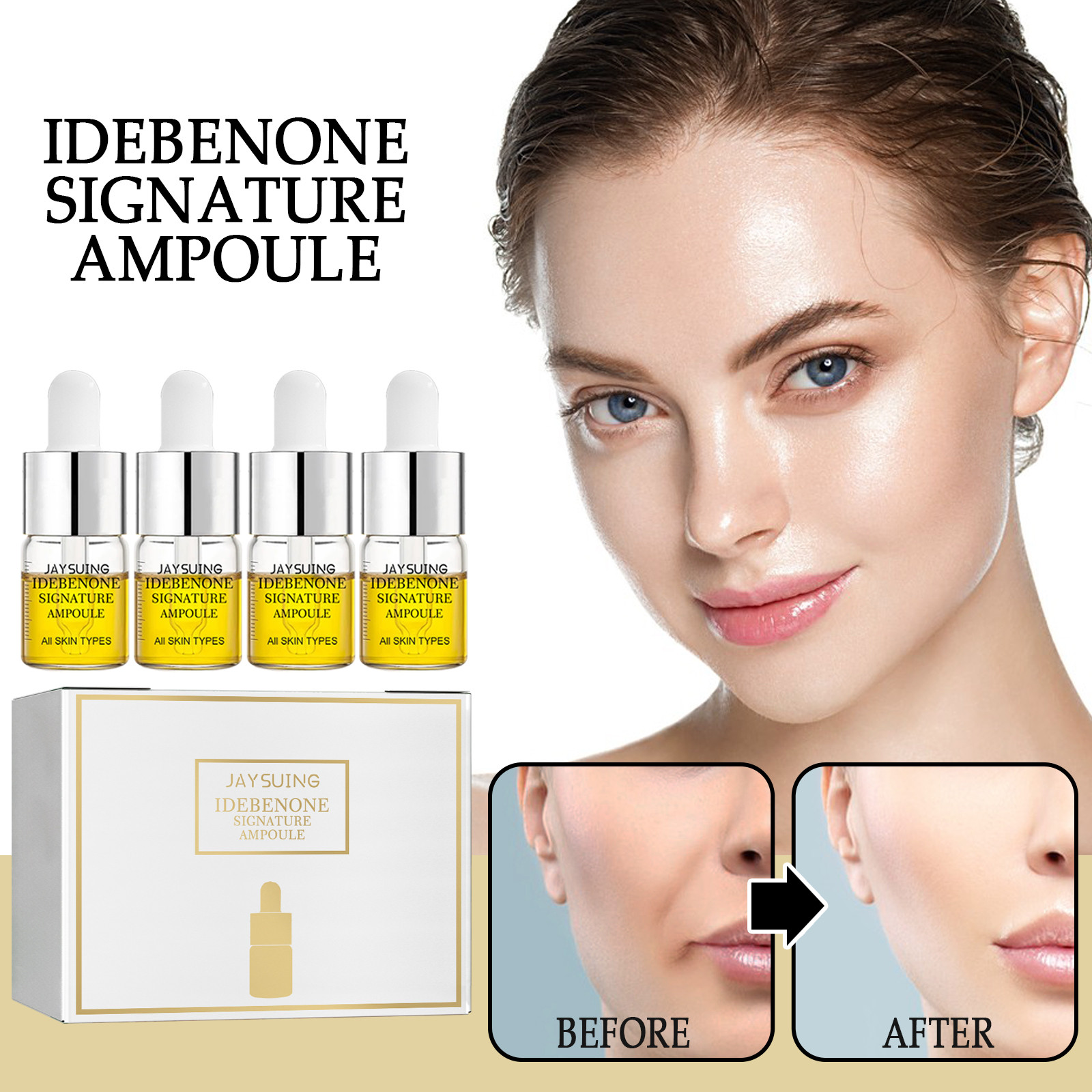 Jaysuing Idebenone Signature Ampoule เซรั่มกระชับผิว ชุ่มชื้น บํารุงล้ําลึก ปรับผิวเรียบเนียน ดูแลผิวให้นุ่มนวล คงความยืดหยุ่น เซรั่มบํารุงผิวหน้า - รูปที่ 2