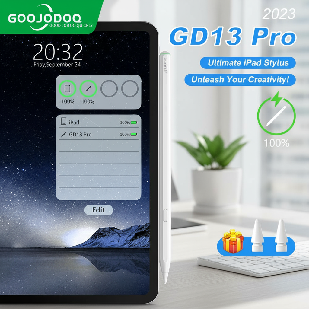 ปากกา Goojodoq GD13/14 สําหรับ iPad 10/9 Air 4-6 Pro 11-13 2018-2024