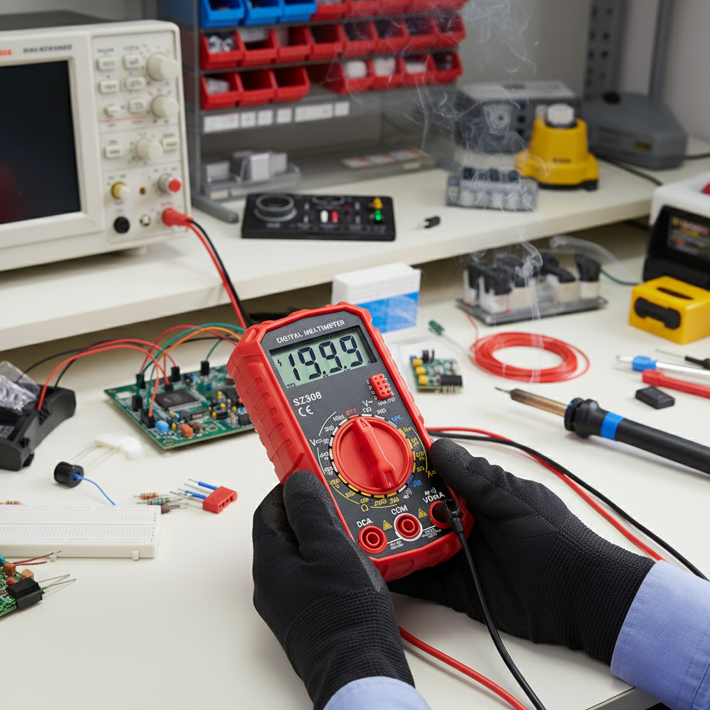 ANENG SZ308 ดิจิตอลมัลติมิเตอร์ 1999 นับ AC DC มัลติฟังก์ชั่นความแม่นยําสูงสําหรับทดสอบแรงดันไฟฟ้า ก