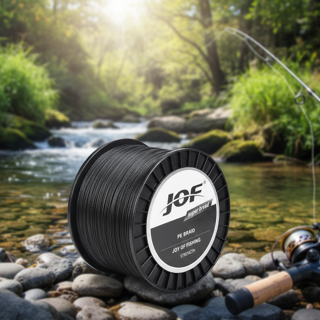 สายเบ็ดถัก PE JOF 1000M 4 เส้น สําหรับปลาคาร์พ 8-80 ปอนด์