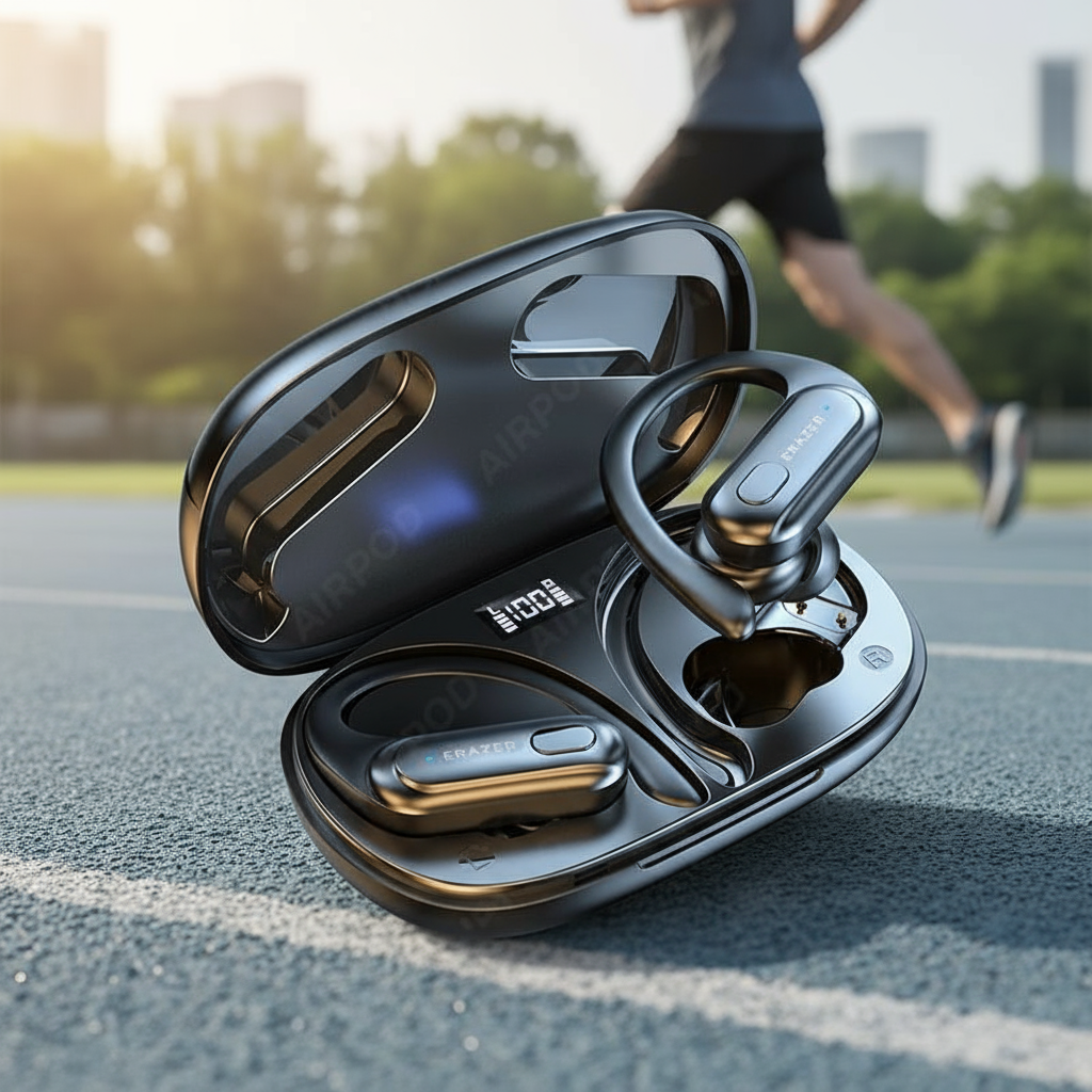 หูฟังบลูทูธ Lenovo XT60 หูฟังไร้สายสําหรับเล่นกีฬา กันน้ํา 9D สเตอริโอ พร้อมไมโครโฟน