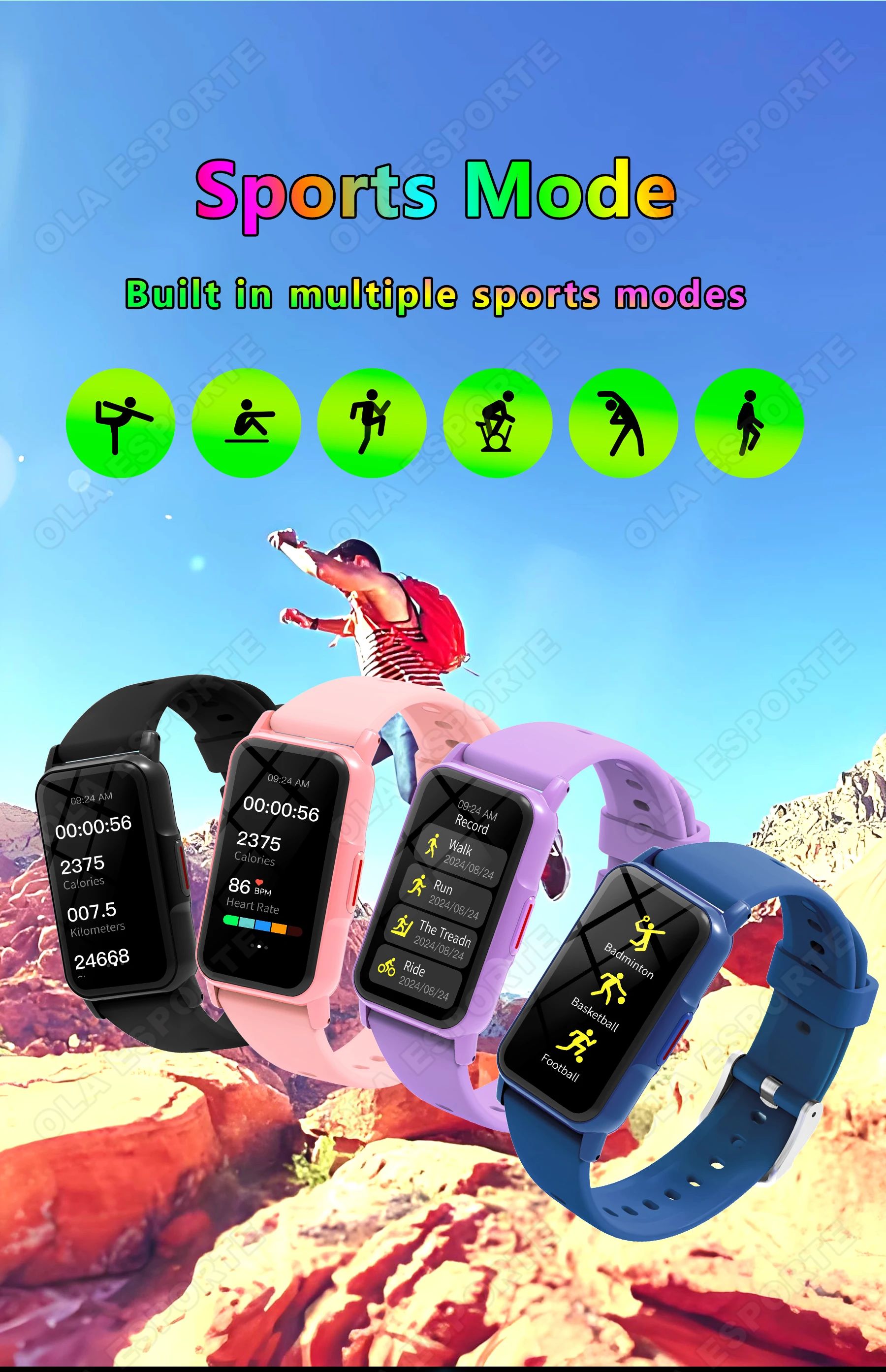 สําหรับ Xiaomi Band 2025 NEW สมาร์ทแบนด์ 8 สมาร์ทวอทช์ ของแท้ รองรับทั้ง IOS และ Android ติดตามการนอน แจ้งเตือนสายเรียกเข้า GPS ฟิตเนส - รูปที่ 6