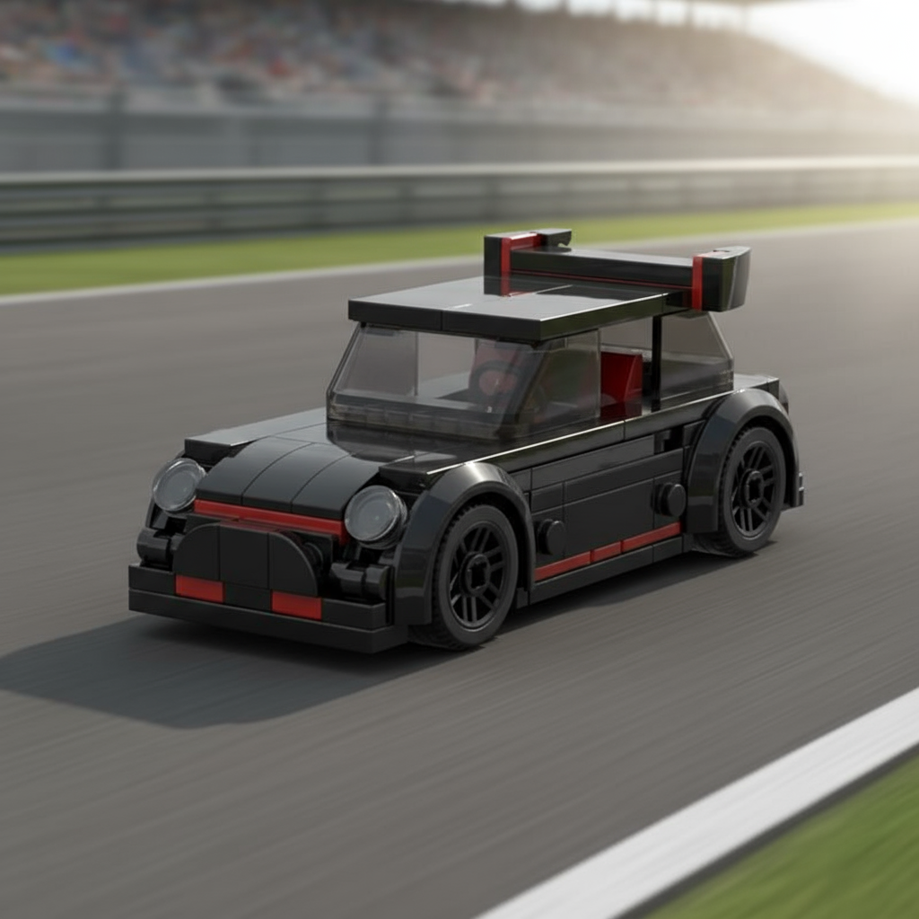 ชุดของเล่นตัวต่อโมเดลรถ Mini John Cooper Works GP 169 ชิ้น ของขวัญ MOC-75574