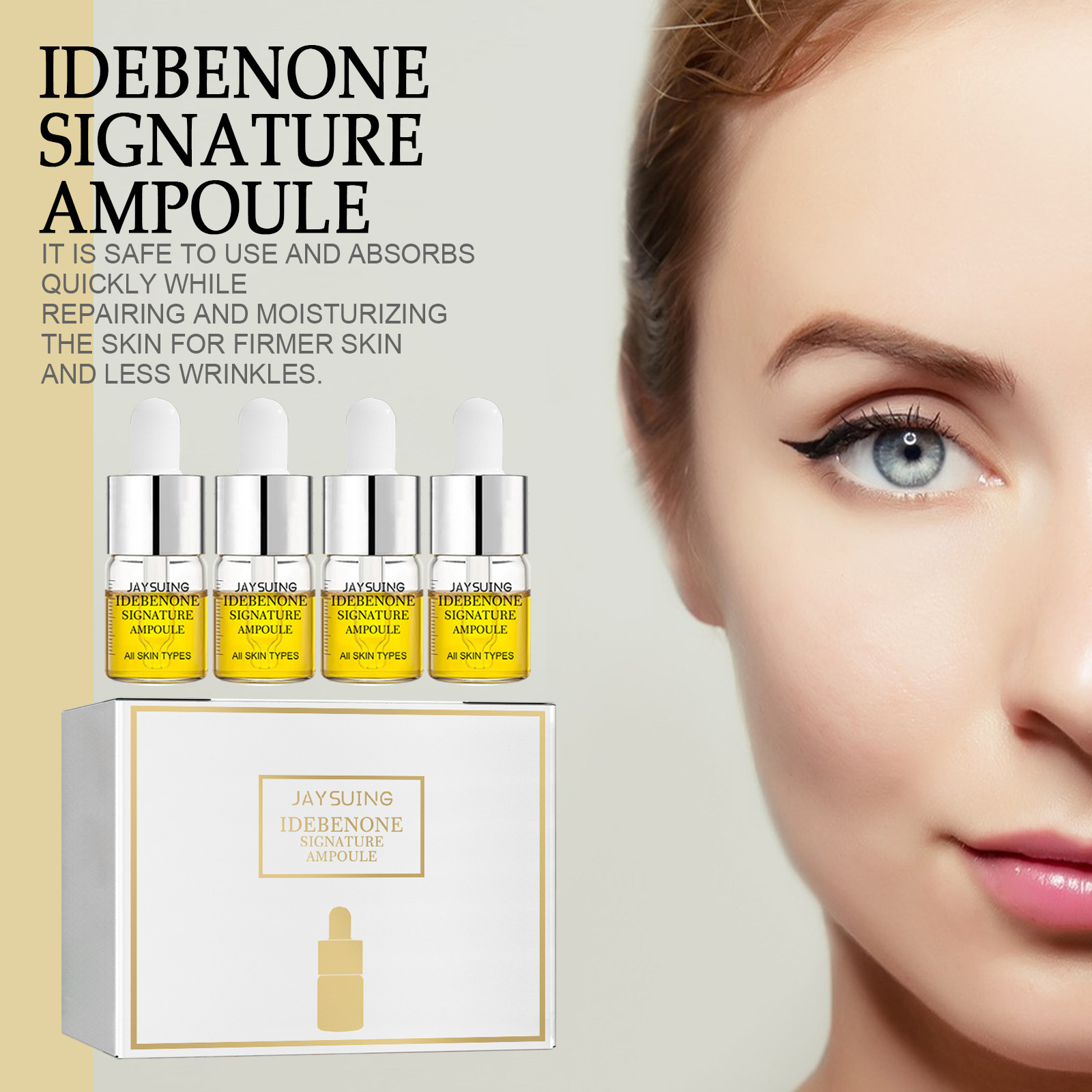 Jaysuing Idebenone Signature Ampoule เซรั่มกระชับผิว ชุ่มชื้น บํารุงล้ําลึก ปรับผิวเรียบเนียน ดูแลผิวให้นุ่มนวล คงความยืดหยุ่น เซรั่มบํารุงผิวหน้า - รูปที่ 7