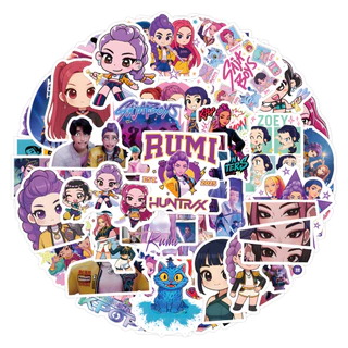 สติ๊กเกอร์อนิเมะนักล่าปีศาจป๊อปเกาหลี112ชิ้น, กันน้ําสําหรับขวดน้ํา, โน๊ตบุ๊ค, ของเล่น - ตกแต่ง DIY
