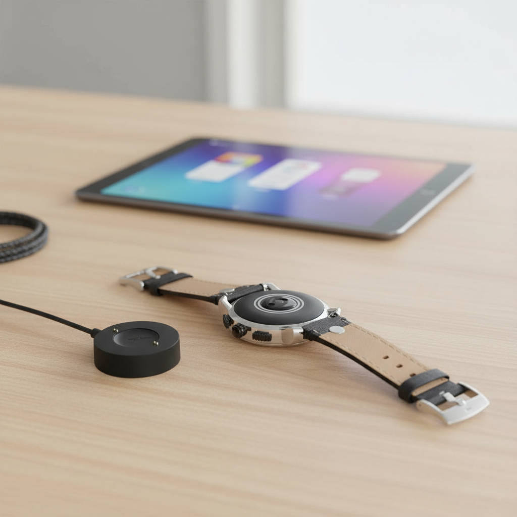 สายชาร์จ USB 1 เมตร สําหรับ Fossil Gen 6/Fossil Gen 5/Fossil Gen SE/Fossil Gen 4/Fossil Sport/EMPORI