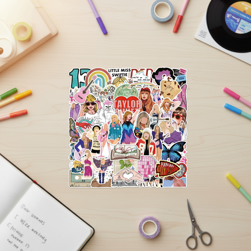 Taylor Swift คอนเสิร์ต | สติ๊กเกอร์ 50 แบบ | เหมาะสําหรับ DIY บนแก้ว แล็ปท็อป กระเป๋าเดินทาง