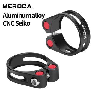 ตัวหนีบหลักอานจักรยาน MEROCA ตัวล็อคที่นั่งจักรยาน อะลูมิเนียมอัลลอย สําหรับจักรยานเสือหมอบ ขนาด 31.8 34.9 มม.