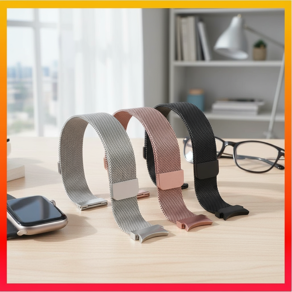 สาย Milanese สําหรับ Samsung Galaxy Watch FE 7 6 5 4 ขนาด 40mm 45mm 42mm 43mm 47mm