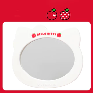 MINISO เฮลโลคิตตี้ แอปเปิ้ล ซีซั่น ซีรีส์ - กระจกพกพาการ์ตูนสุดน่ารัก ขนาด 11 ซม. × 15 ซม. ของขวัญในอุดมคติ