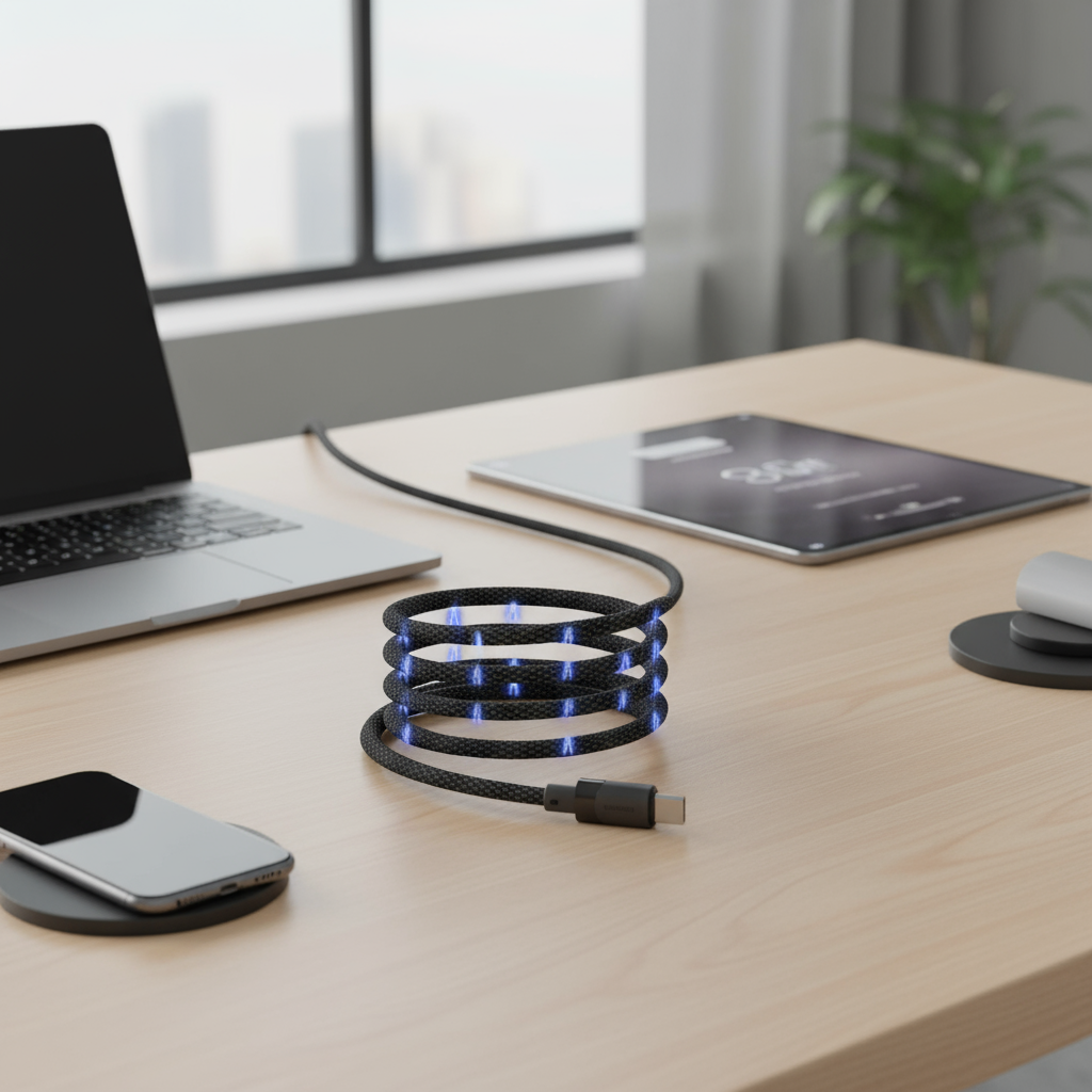 สายชาร์จแม่เหล็ก USB C to C 100W Essager รองรับ iPhone 15 65W Type C to C สําหรับแล็ปท็อป Samsung