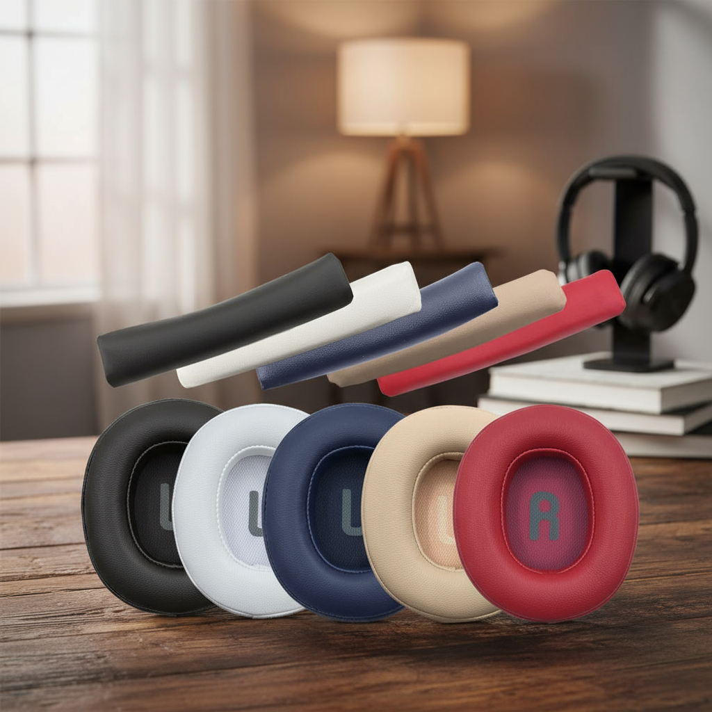 แผ่นรองหูฟังสํารองสําหรับหูฟัง JBL Tune 700BT, 710, 720, 750BT, 760BTNC
