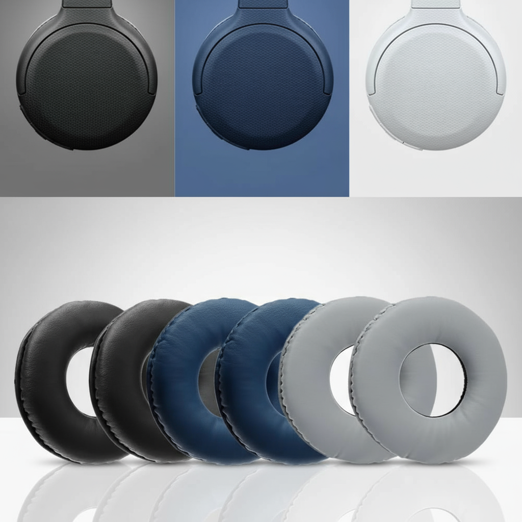 แผ่นรองหูฟังสําหรับ SONY WH-CH520 CH500 CH510 ZX100/V150 หูฟัง เมมโมรี่โฟม ฝาครอบ เคส อะไหล่เปลี่ยน