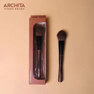 ARCHITA แปรงปัดแก้ม ด้ามไม้ ขนแปรงนุ่ม ปัดง่าย ให้สีสวยเป็นธรรมชาติ