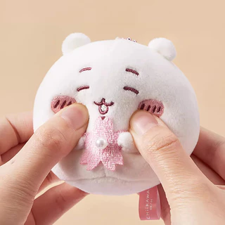 MINISO ซีรีส์ chiikawa - พวงกุญแจฤดูซากุระน่ารักและอร่อย ขนาด 8ซม. × 9ซม. × 8ซม.