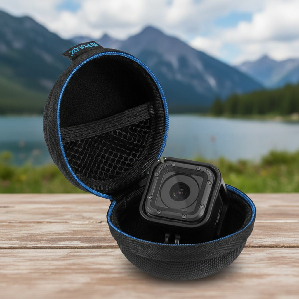 PULUZ เคสเก็บขนาดกะทัดรัดพิเศษ สําหรับ GoPro HERO5 Session/4 Session/Session (สีดํา)