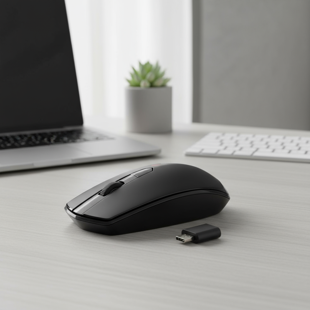 เมาส์ไร้สาย MCSaite MC-369AG USB-C / Type-C ความละเอียด 1600DPI ปรับความเร็วได้ 3 ระดับ ปุ่ม 4 ปุ่ม