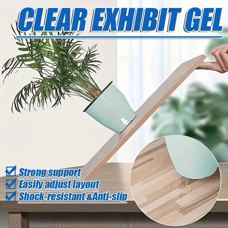 DOEYVOSE Clear Exhibit Gel ปลอดสารพิษ Archival กาวกาวปลอดภัยนํามาใช้ใหม่สําหรับสิ่งประดิษฐ์ที่ละเอียดอ่อนของสะสมและ Home Museum Display