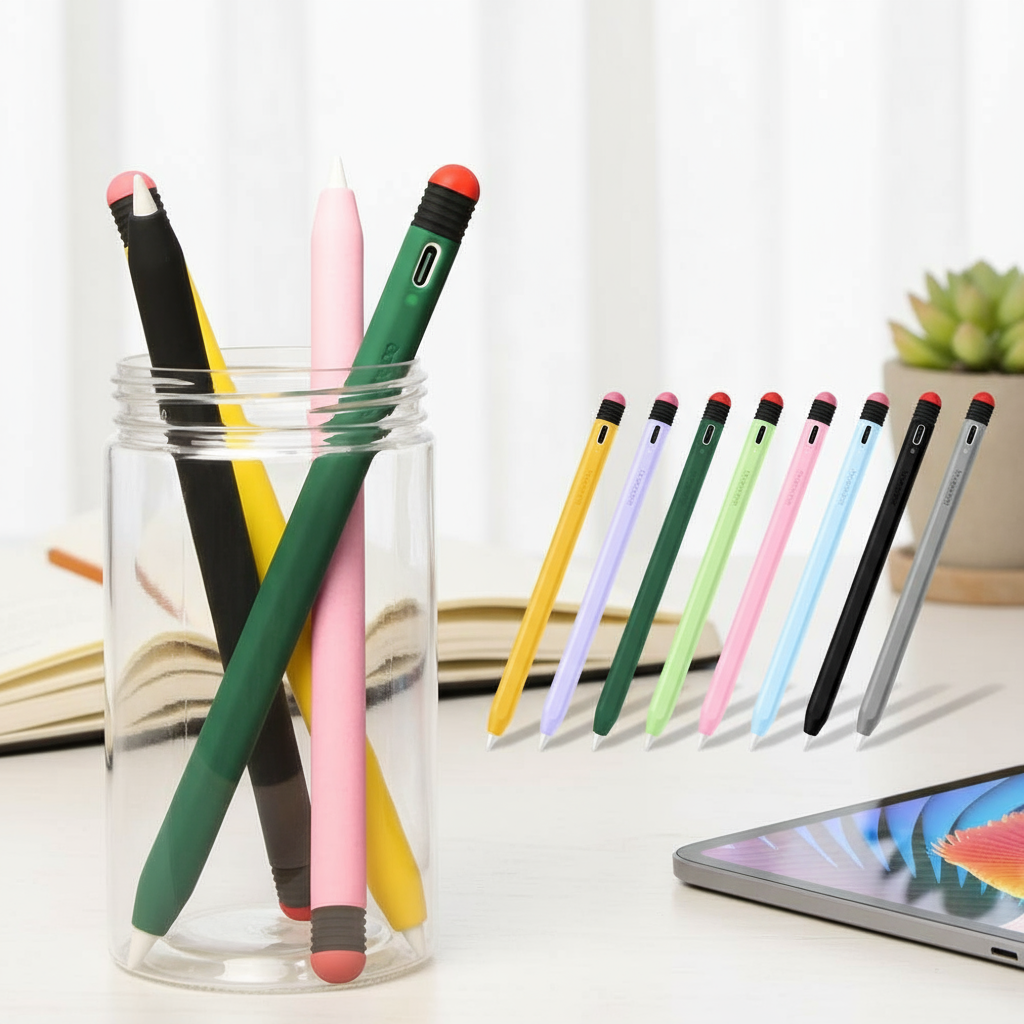 เคสฝาครอบปากกา GOOJODOQ สําหรับ iPad Touch Stylus ที่รองรับ Apple Pencil 2 รุ่น 9th-13th